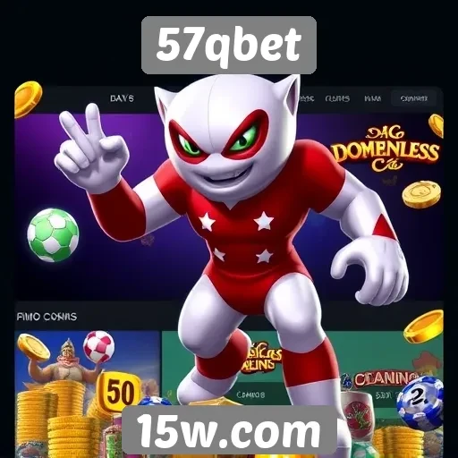A variedade de jogos disponíveis no 57qbet